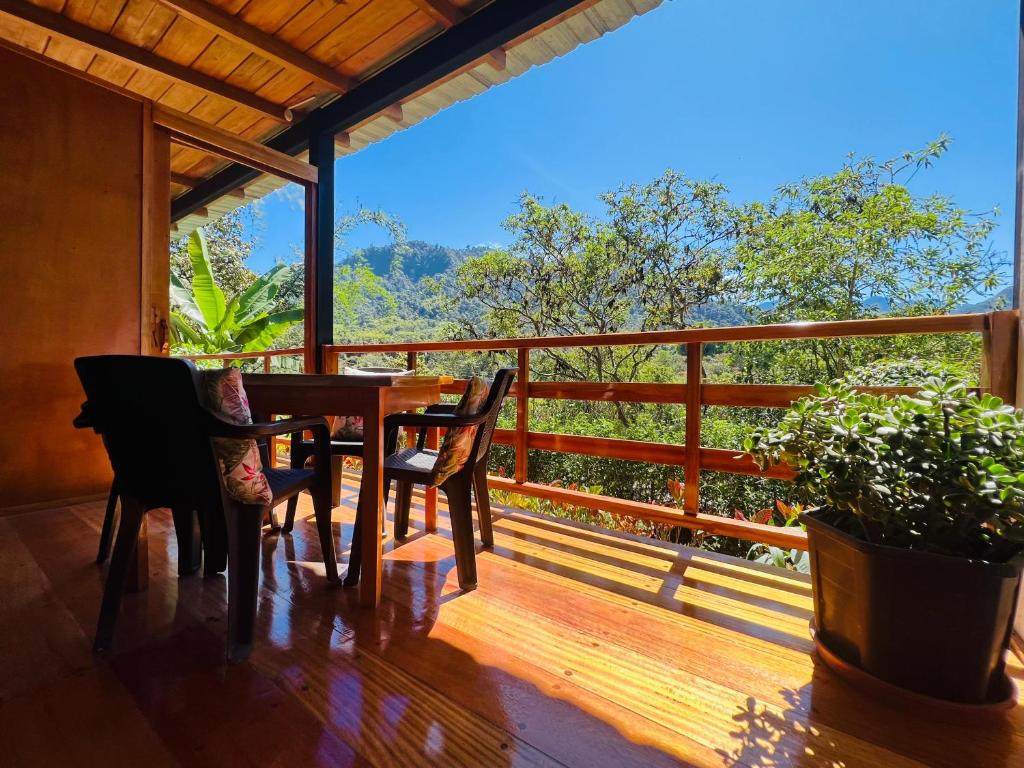 Balkón nebo terasa v ubytování Las Terrazas de Dana Boutique Lodge & Spa