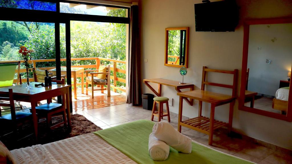 Posezení v ubytování Las Terrazas de Dana Boutique Lodge & Spa