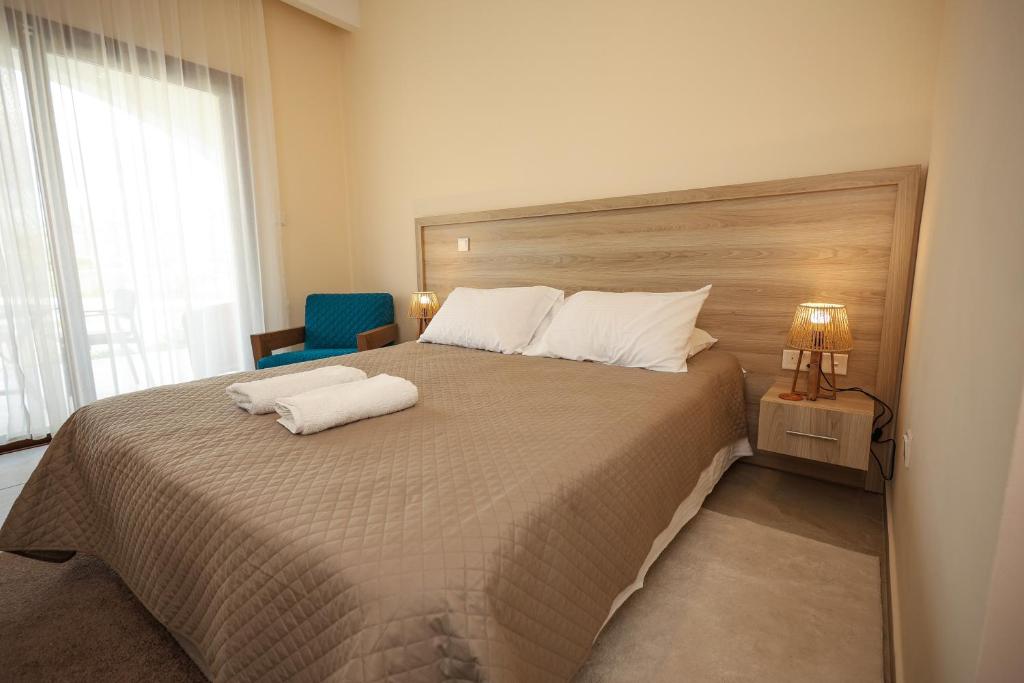 Postel nebo postele na pokoji v ubytování Vina Oliva Resort