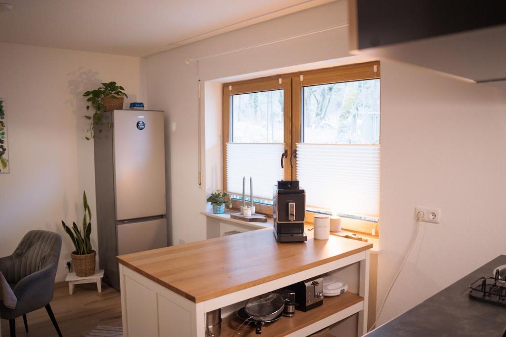 Dapur atau dapur kecil di BaumHaus - kleines Ferienglück