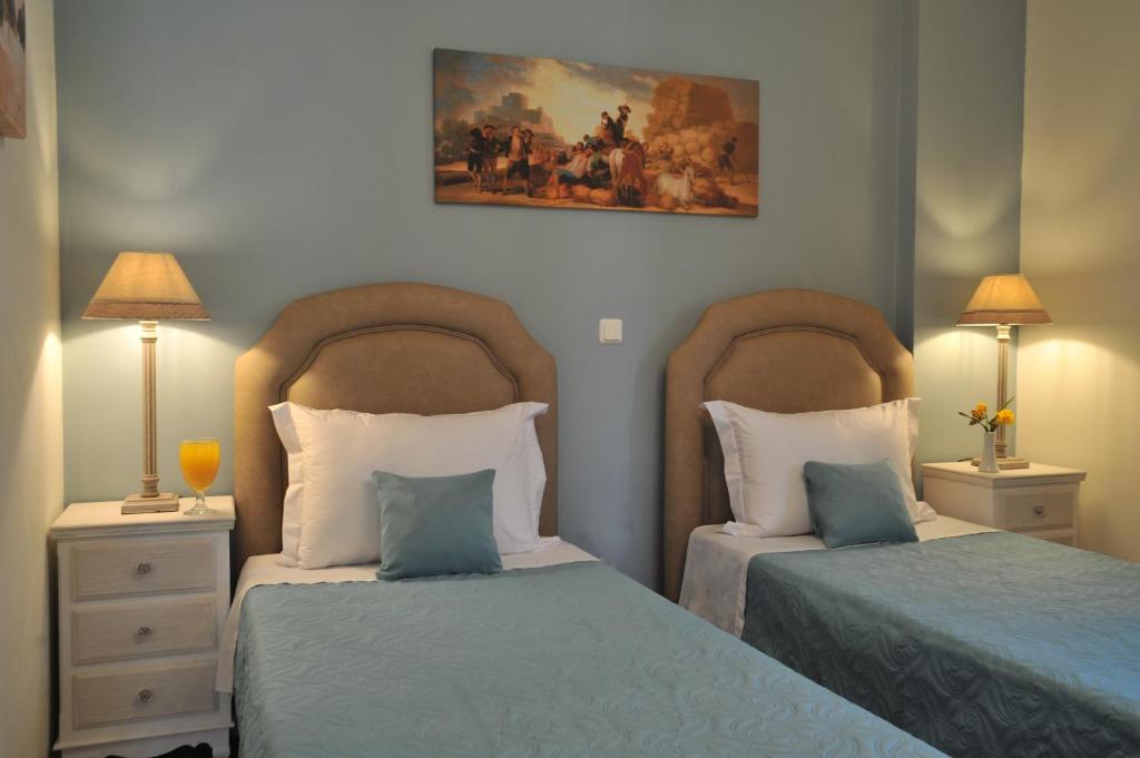 Postel nebo postele na pokoji v ubytování Apartments Valta View