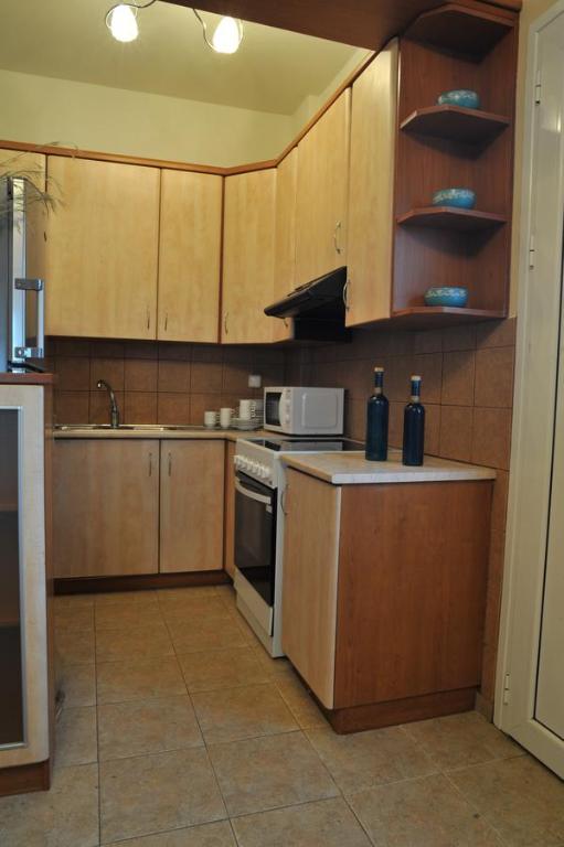 Kuchyň nebo kuchyňský kout v ubytování Apartments Valta View