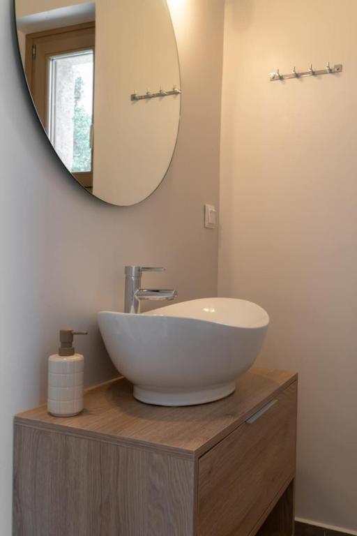 Koupelna v ubytování Istorima Guesthouse