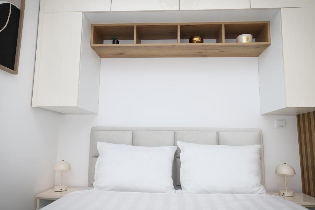 Postel nebo postele na pokoji v ubytování Apartman Aleksandra Vrnjacka Banja