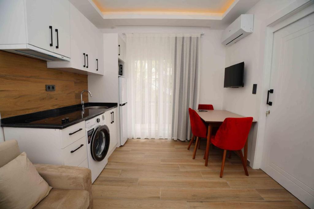 Kuchyň nebo kuchyňský kout v ubytování Sofia Residence