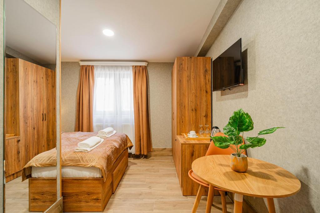 TV a/nebo společenská místnost v ubytování Old Askana