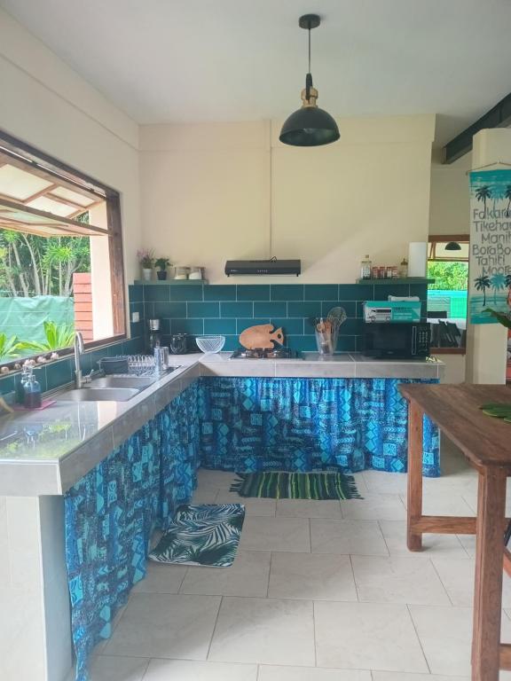 Kuchyň nebo kuchyňský kout v ubytování Nui Loft