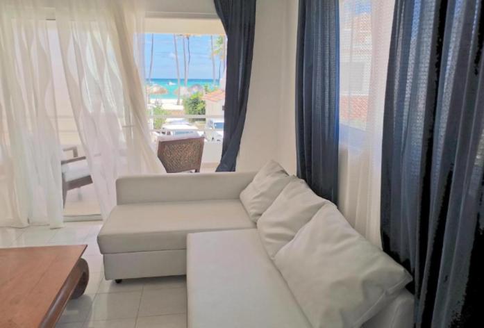 Posezení v ubytování CARIBBEAN DREAM Villas & Apartments ocean view Playa LOS CORALES