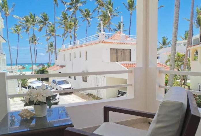 Balkón nebo terasa v ubytování CARIBBEAN DREAM Villas & Apartments ocean view Playa LOS CORALES