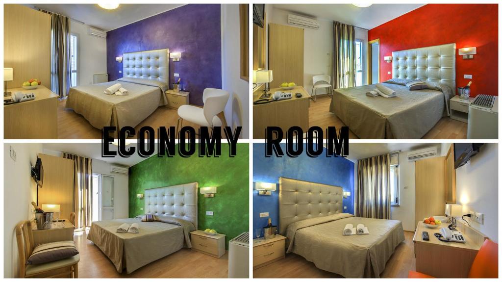 Postel nebo postele na pokoji v ubytování Hotel Alex