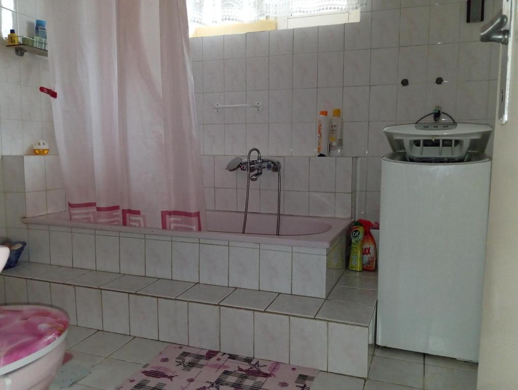 Koupelna v ubytování Gabi apartman