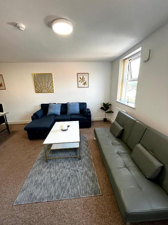 Χώρος καθιστικού στο The Failsworth Collection - Stylish Apartments with Free Parking