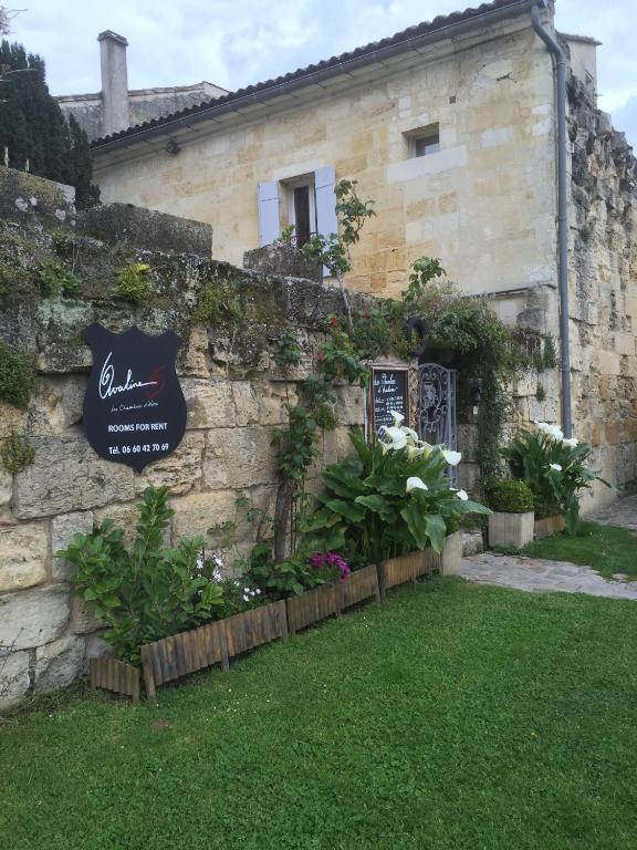 Zahrada ubytování Les Chambres d'Ovaline