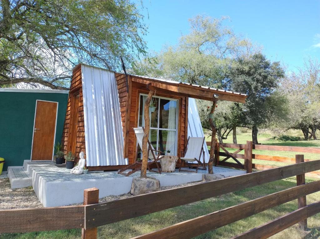 Zahrada ubytování Sens EcoRefugio