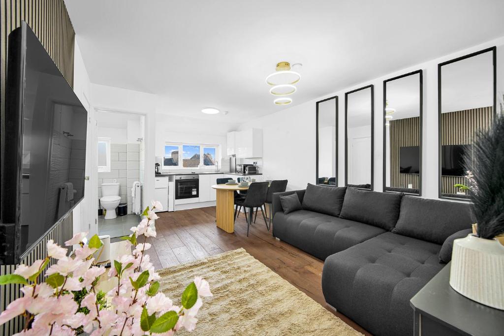 Køkken eller tekøkken på Skyline Studios Stratford London