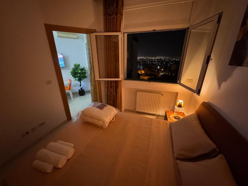Postel nebo postele na pokoji v ubytování Vue panoramique & Confort comme un Hôtel