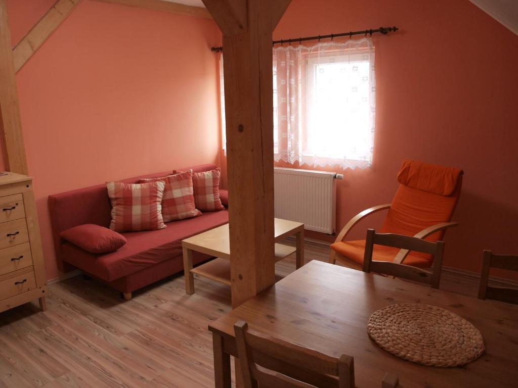 Posezení v ubytování Apartments Viktoria Klinovec
