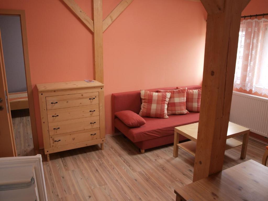 Posezení v ubytování Apartments Viktoria Klinovec