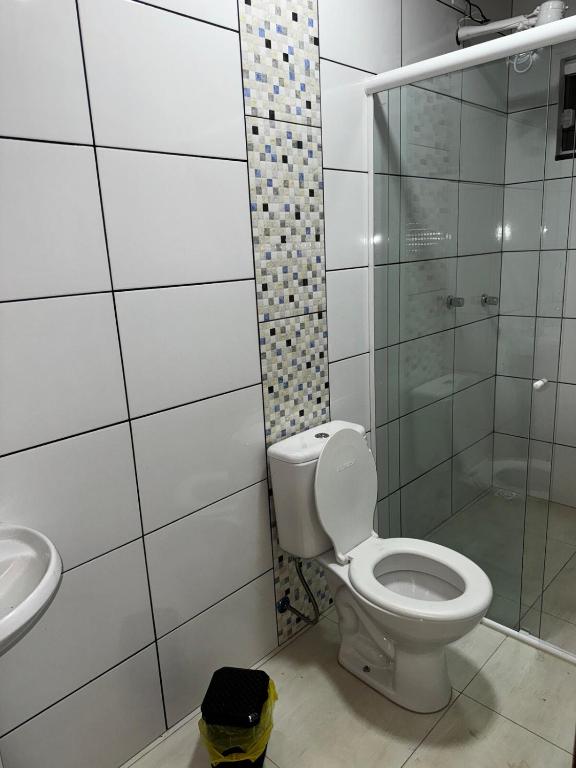 Koupelna v ubytování Casa elegante, próximo às cataratas