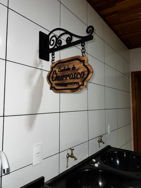 Certifikát, hodnocení, plakát nebo jiný dokument vystavený v ubytování Casa elegante, próximo às cataratas