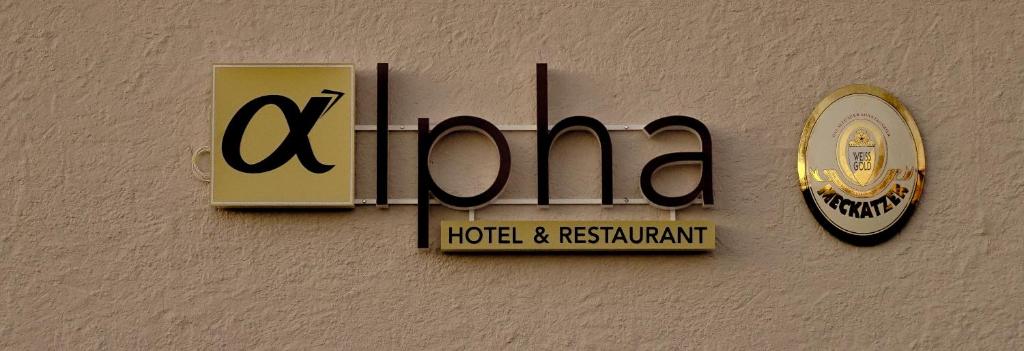 Certifikát, hodnocení, plakát nebo jiný dokument vystavený v ubytování Hotel-Restaurant Alpha