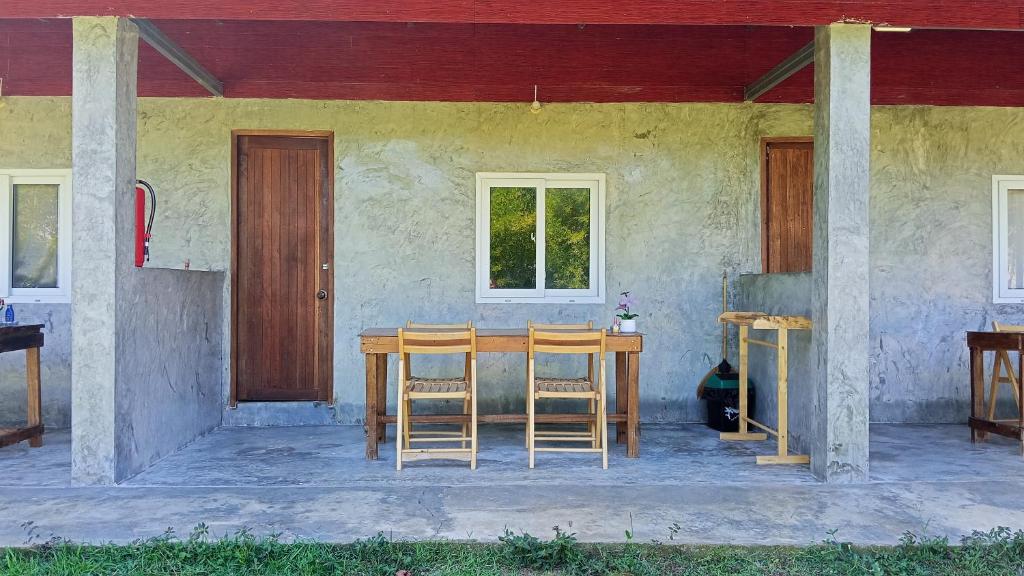 Patio nebo venkovní prostory v ubytování Mukda