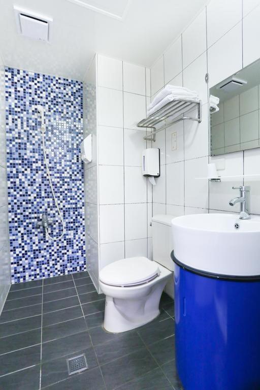 Koupelna v ubytování Bin Chen Business Hotel