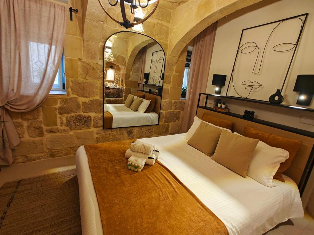 Posezení v ubytování Ta' Ġilarda Boutique Living