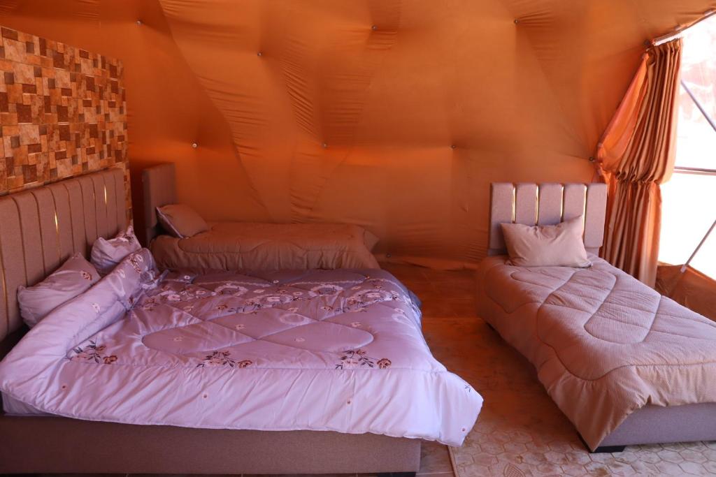 Wadi rum Bubble Camp & tour - 带有私人浴室的四倍房间
