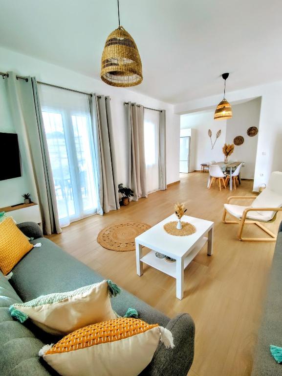 Posezení v ubytování Villa Eftychia