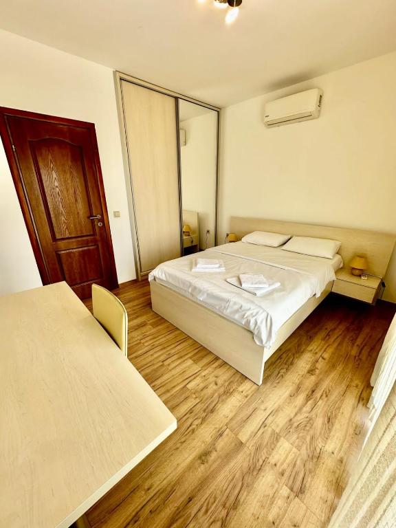 Postel nebo postele na pokoji v ubytování Villa Sun
