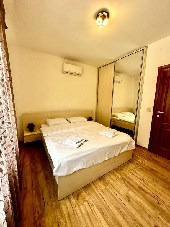 Postel nebo postele na pokoji v ubytování Villa Sun