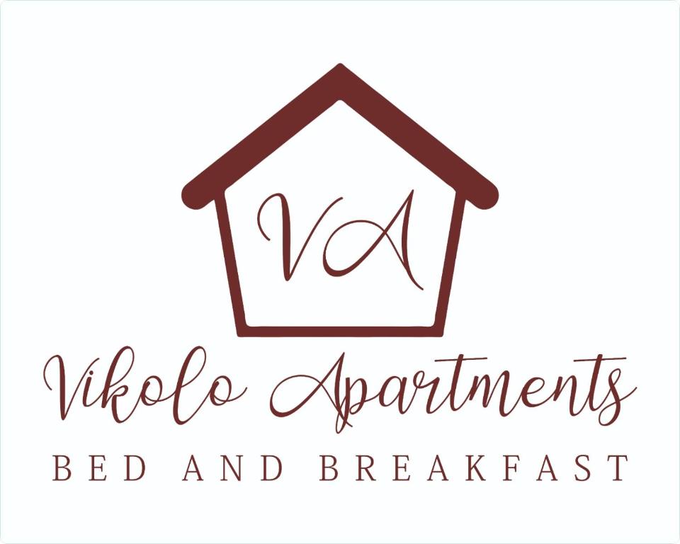 a logo for a house with the words video apartments bed and breakfast at Vikolo Apartments in Naples