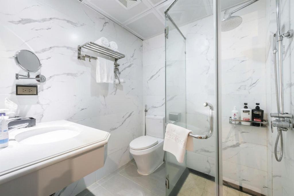 Koupelna v ubytování A25 Hotel - 193 Trung Kinh
