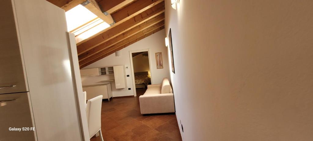 Kuchyň nebo kuchyňský kout v ubytování Relax a due passi dal castello