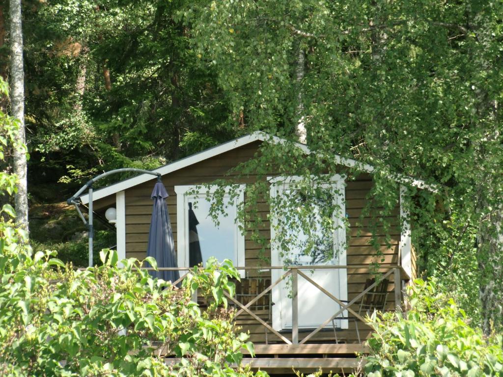 Zahrada ubytování Vandrarhemmet Tallbacka/Ängelsberg Hostel