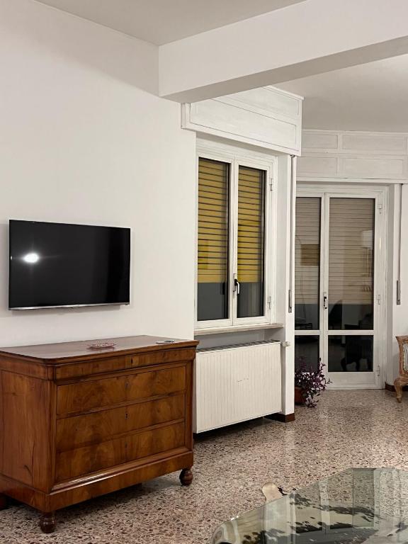 TV a/nebo společenská místnost v ubytování Casa di Franco