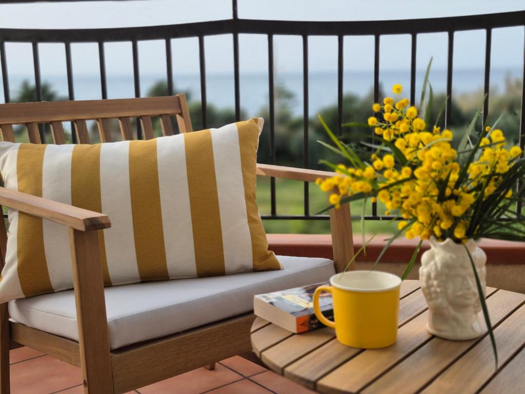 Balkón nebo terasa v ubytování Casa Vacanze-Halivita