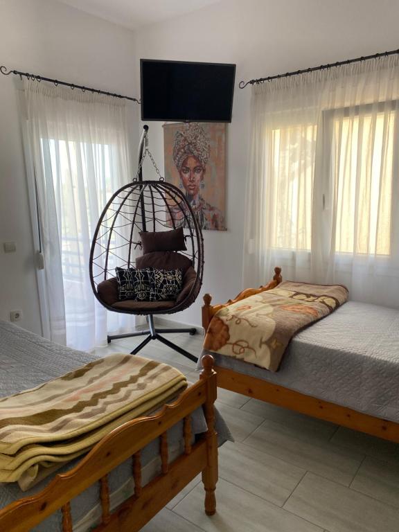 Postel nebo postele na pokoji v ubytování Villa Kampou