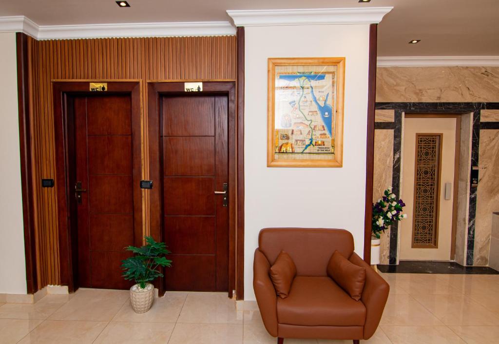 Posezení v ubytování Three Pyramids Boutique Hotel