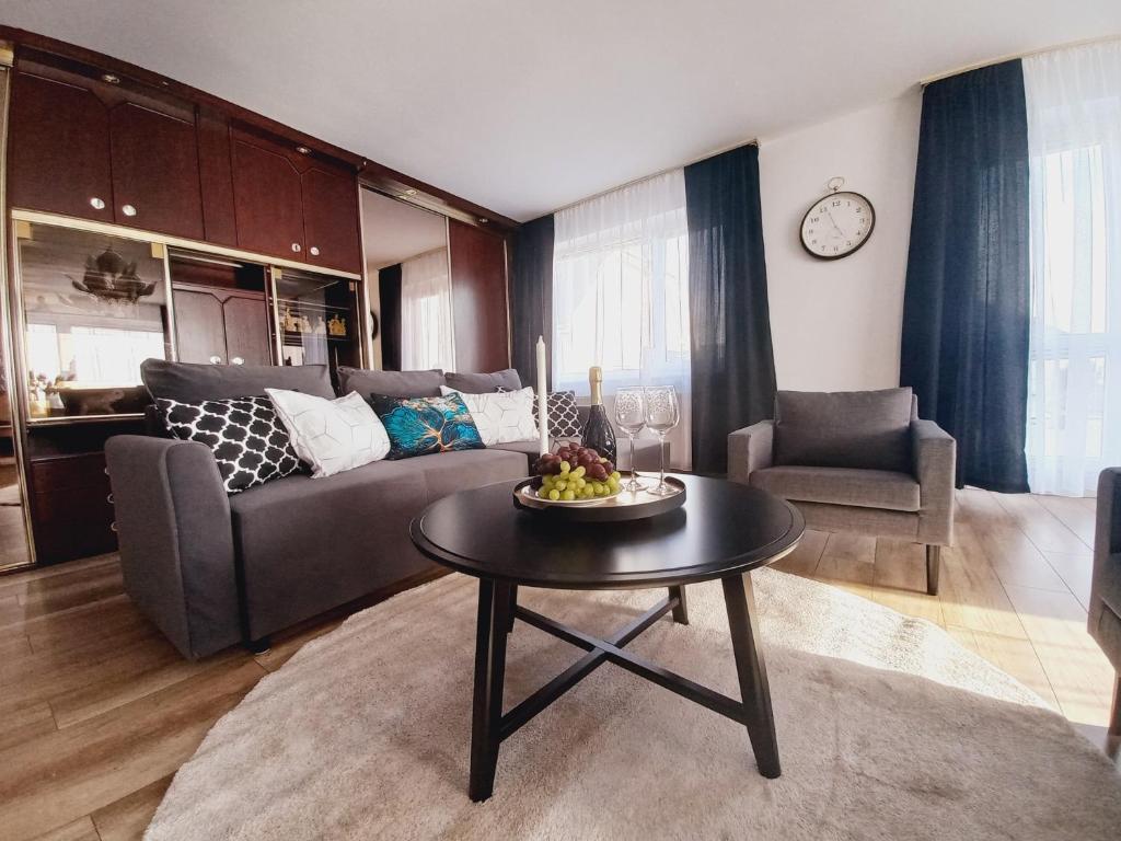 Χώρος καθιστικού στο apartament 95 m2 - 300 metrów od morza, 50 metrów od jeziora Jamno