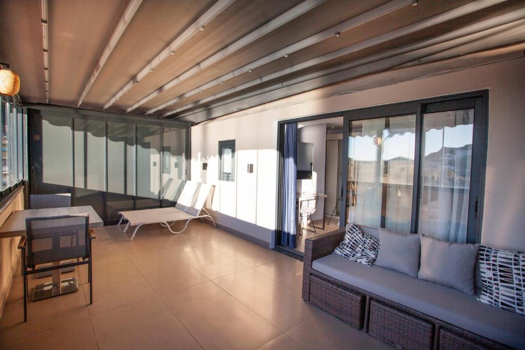 Posezení v ubytování Datca Sapphire Hotel