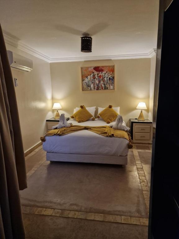 Postel nebo postele na pokoji v ubytování Villa Dar 55 - Berber House