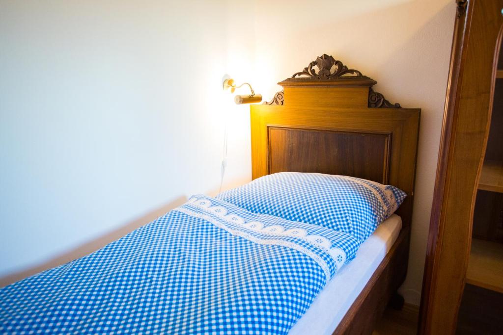 Postel nebo postele na pokoji v ubytování Penzion Ctrnactka
