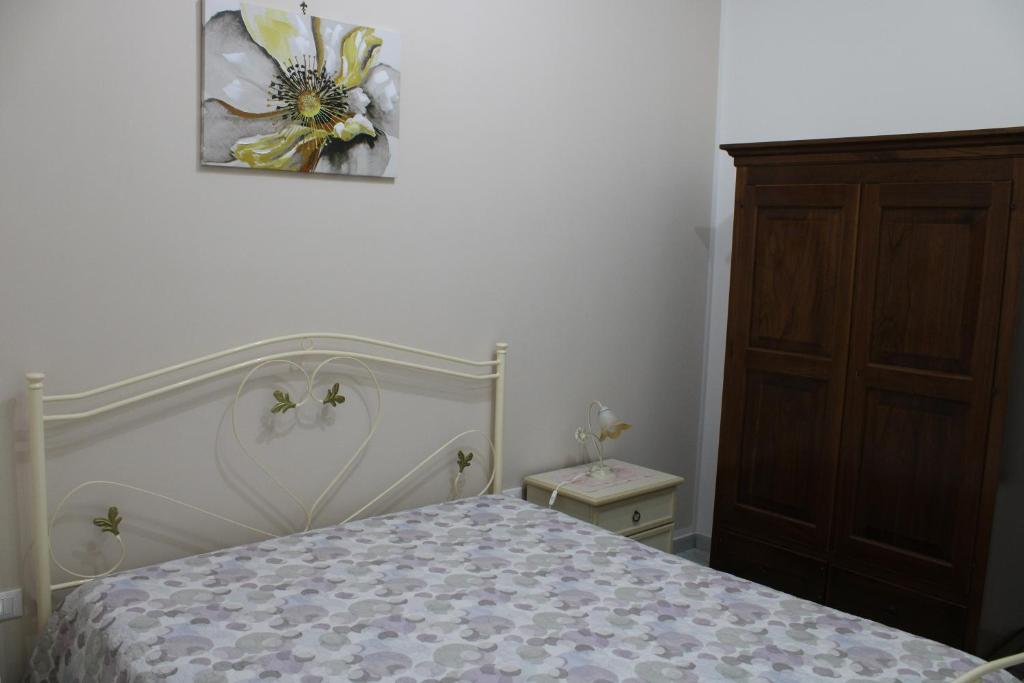 A bed or beds in a room at casa blu
