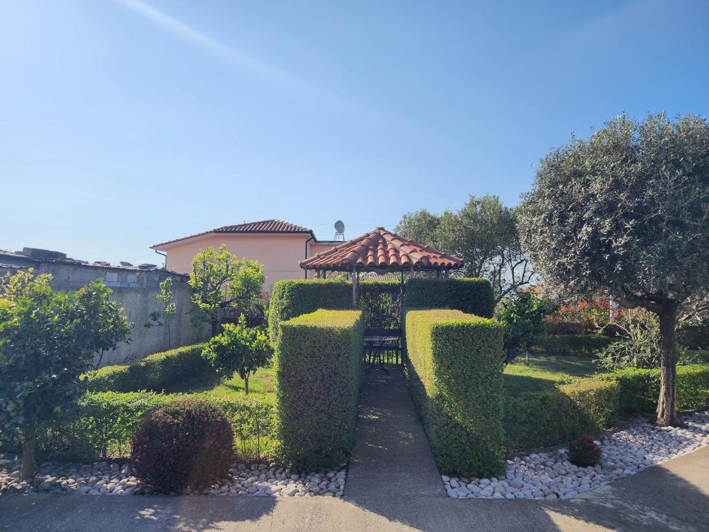 Zahrada ubytování Kallmet Villa