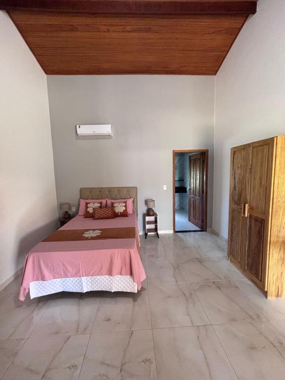 Postel nebo postele na pokoji v ubytování HOTEL FAZENDA BOLANDEIRA