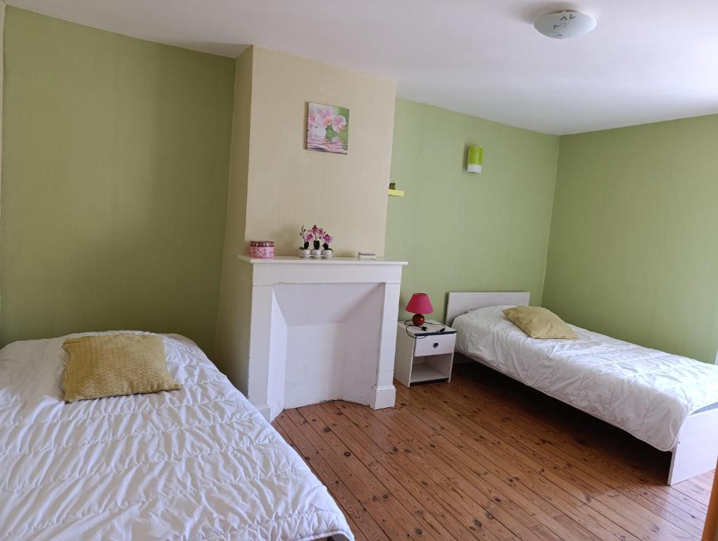 Posteľ alebo postele v izbe v ubytovaní Maison spacieuse et agréable
