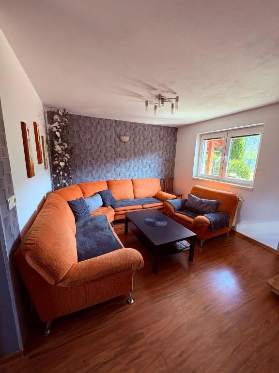 Posezení v ubytování Apartmány u tenisového kurtu