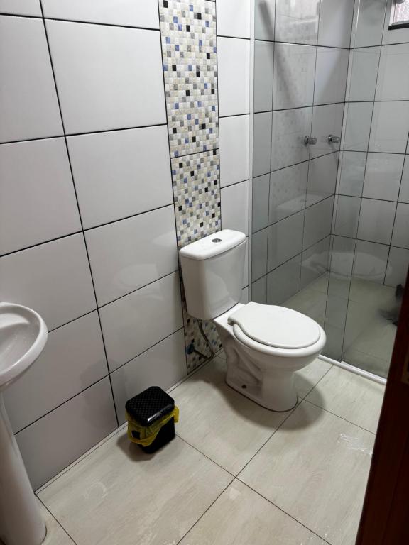 Koupelna v ubytování Casa elegante, próximo às cataratas